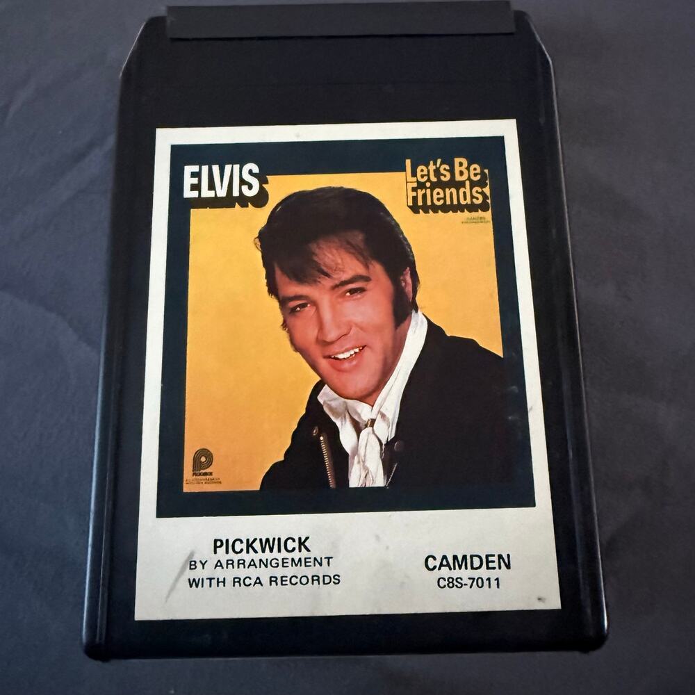 Elvis Presley Let's Be Friends Vintage Pickwick Camden 8-Track Tape Untested